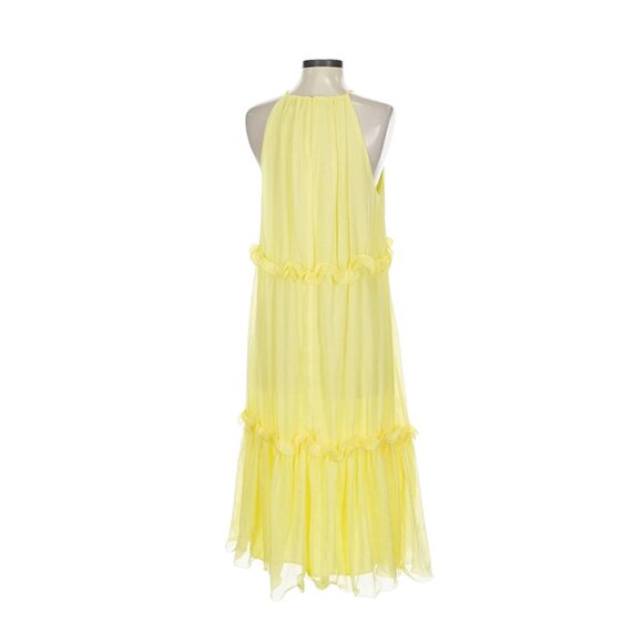 Endless Rose Yellow Tiered Dress. Size Small. - Picture 7 of 7